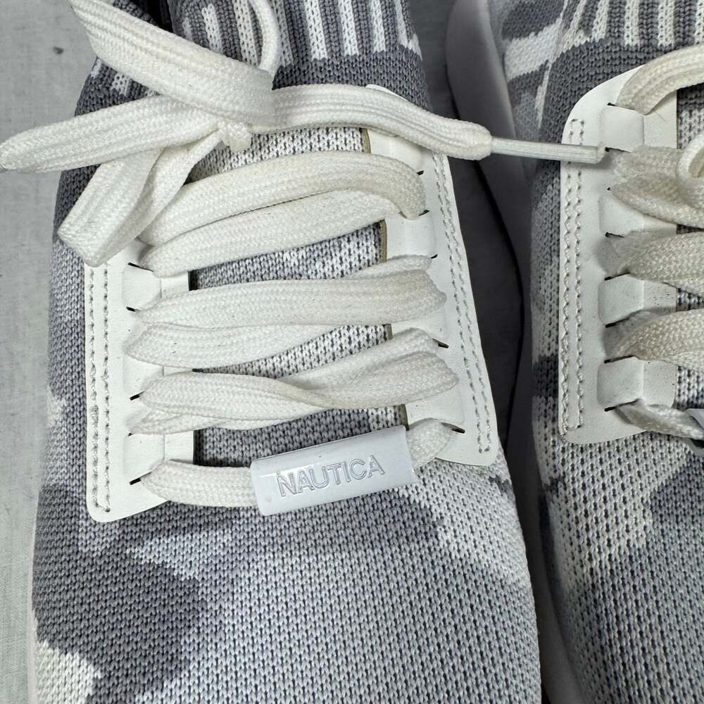 Nautica Zyla Camo Knit Slip-On Lace-Up Athletic Shoes - Picture 2 of 5